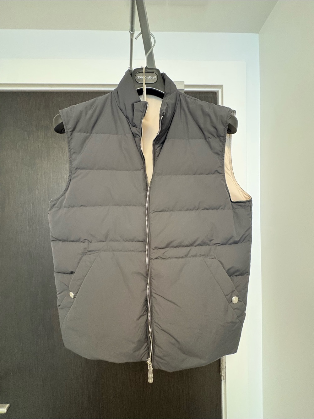 Eleventy Men's Carbon Quilted Puffer Vest